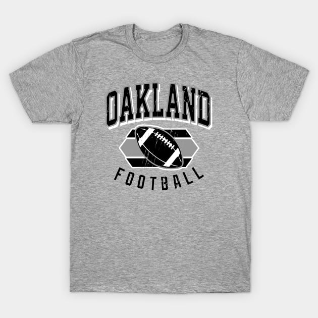 Vintage Oakland Football T-Shirt by funandgames